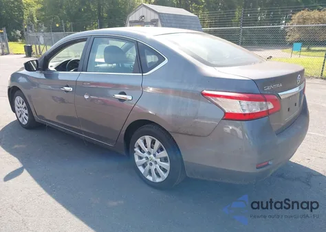 2015 Nissan Sentra Fe+ S/S/Sl/Sr/Sv z USA, uszkodzony, nr VIN 3N1AB7AP5FY237555